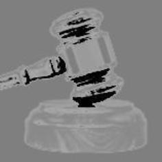 Anwalt Panketal, Der Hammer wird von Richtern bei der Entscheidungsverkündung verschiedener Straffälle verwendet. Das Benutzen des Hammers signalisiert, dass während oder am Ende der Verhandlung ein Urteil oder eine Entscheidung durch den alleinigen Richt